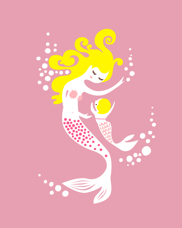 baby mermaid clipart - photo #35