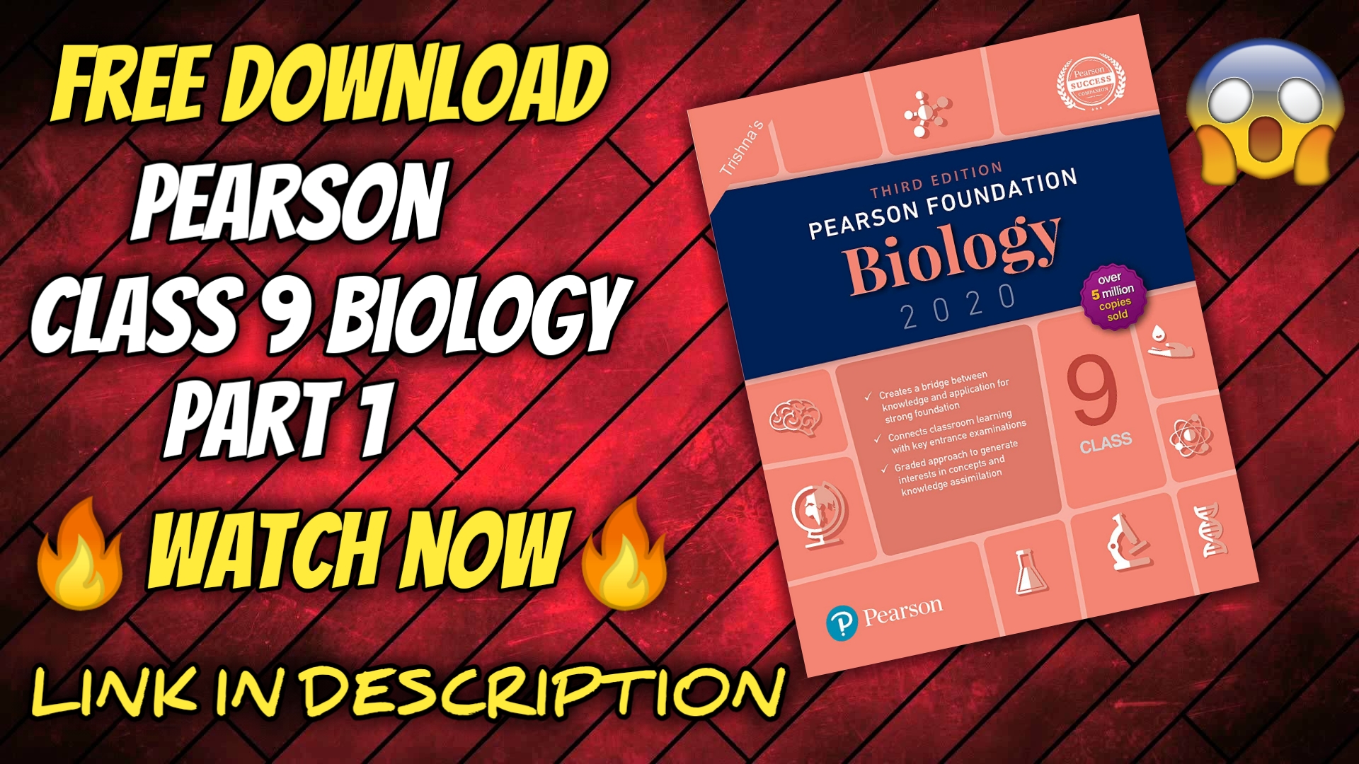 How To Download Pearson Foundation Series Class 9 Biology For Free🔥