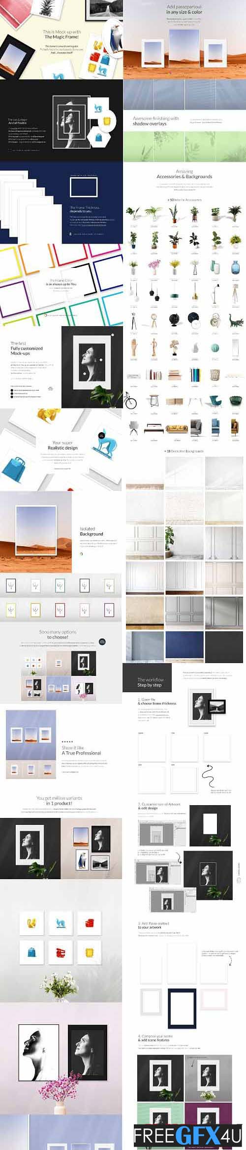 Automatic Frame Creator Scenes Mockup Free Download Automatic Frame Creator Scenes Mockup