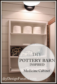 Pottery Barn inspired, building projects,  medicine cabinet, rustic, farmhouse style, farmhouse, cottage, cottage style, diy