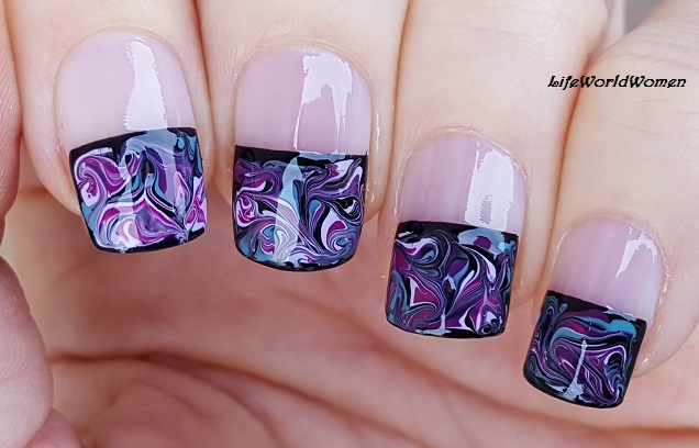 Marble Nail Design Using a Toothpick - wide 5