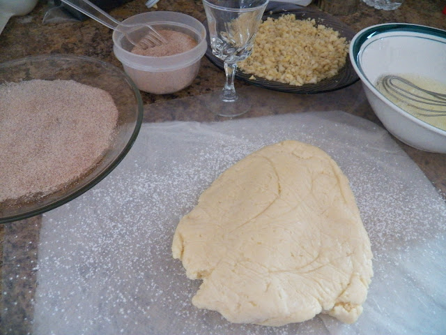 Jødekager, or Jewish Cakes  dough  