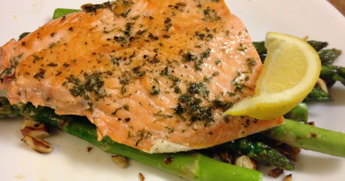 From Pasta to Paleo: Salmon with Almonds & Asparagus