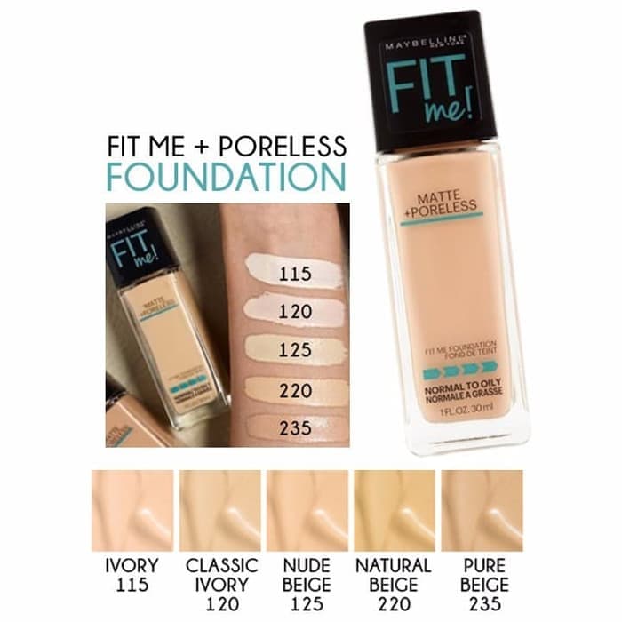 GALLERY ONLINE: Maybelline Fit Me Matte + Poreless Foundation