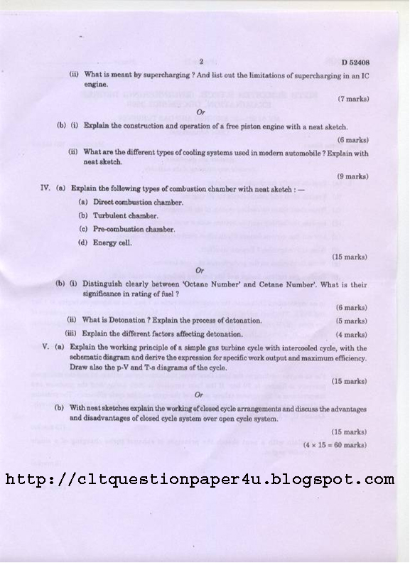  Calicut University Question Papers