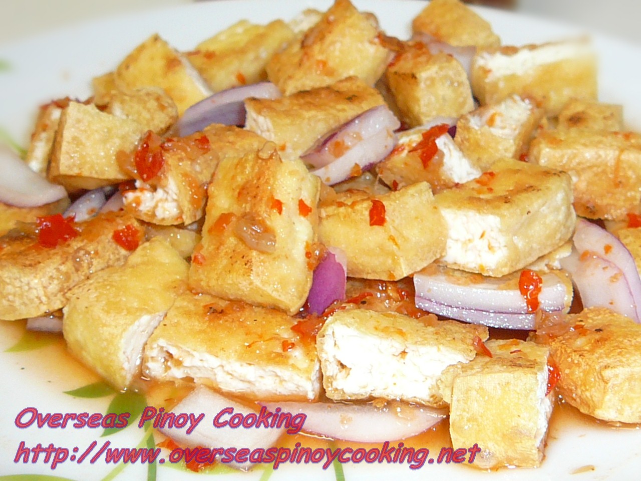 Tokwa’t Pinakurat, Firm Tofu with Pinakurat Vinegar