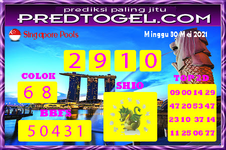 Pred Sgp Minggu 30 Mei 2021 Prediksi Togel Singapura Wap Top
