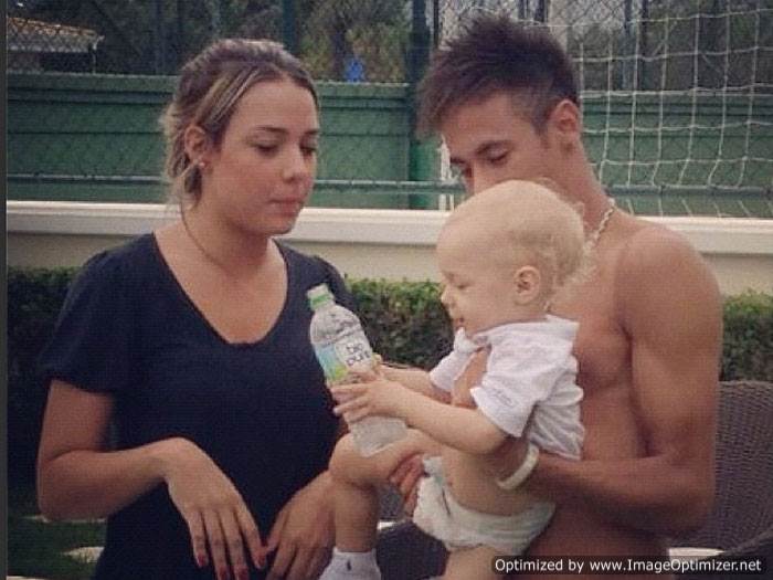 Neymar With His Wife Carolina Dantas Sports Club Blog