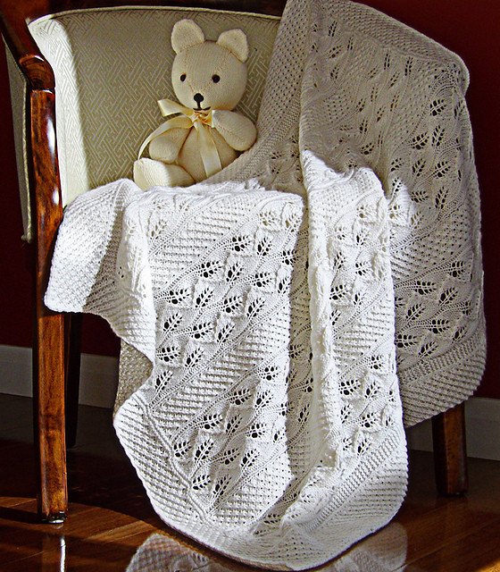 Irish crochet & KNITTING BLANKET