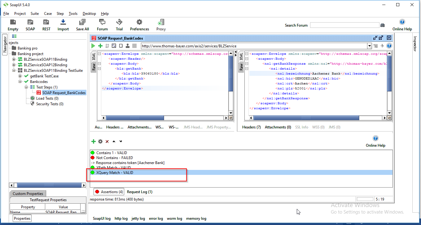 SoapUI: How to create Soap project with new test suite using WSDL URL ...