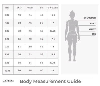 Womens Body Measurement Charts - fashion pearl