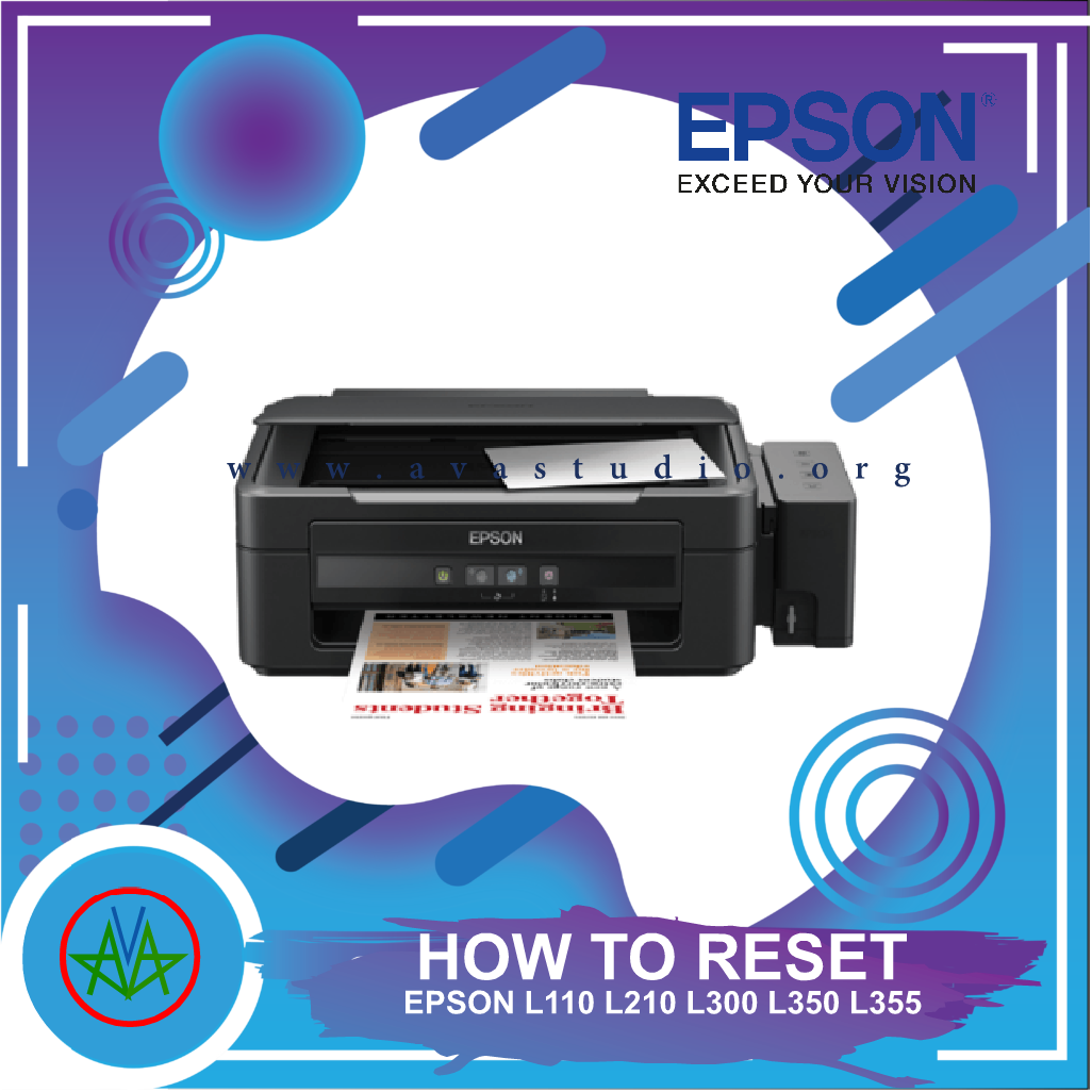 Reset Printer Epson L110 L210 L300 L350 L355 dengan EPSON Adjusment Program (AdjProg)