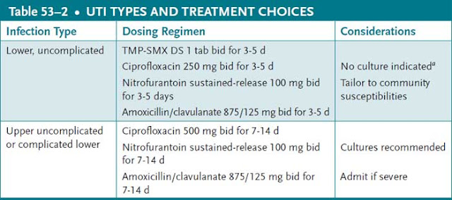 uti types and treatment choices