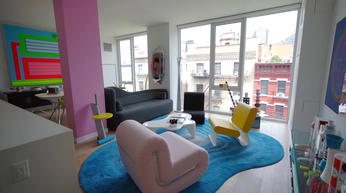 27 Interior Design Photos vs. Karim Rashid's NYC Luxury Penthouse Tour