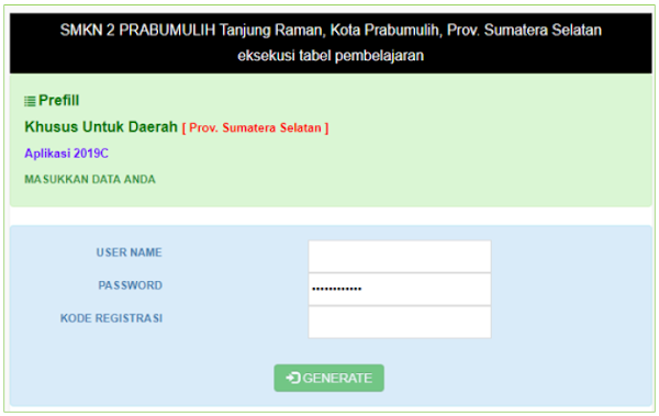 Begini Cara Generate Prefill Aplikasi Dapodik Yang Baik Dan Benar Mata Pelajaran