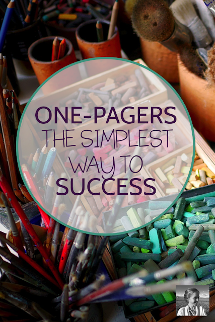 Teacher-Author Spark Creativity has some great ideas to help your students love one-sheeters, even if your kiddos aren't naturally inclined toward art.