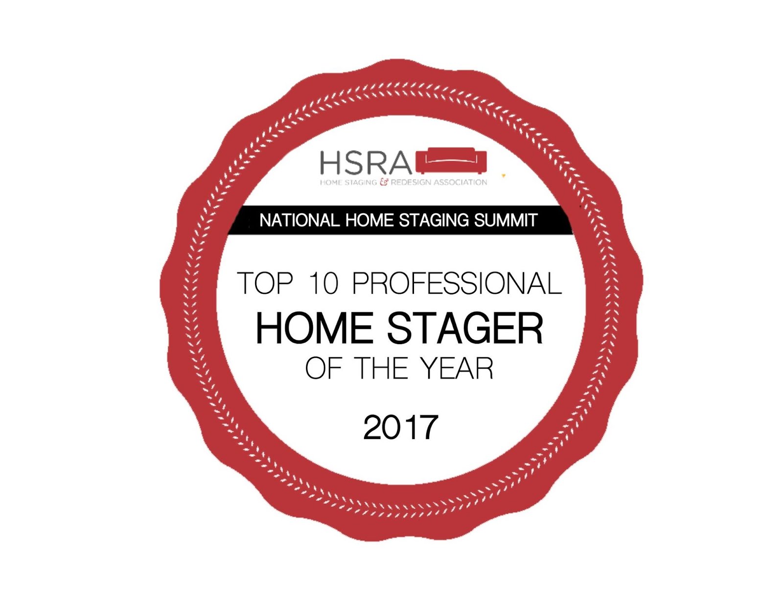 National Award Winner : Top 10 Home Stager of 2017