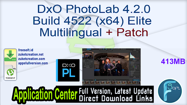DxO PhotoLab 4.2.0 Build 4522 (x64) Elite Multilingual + Patch