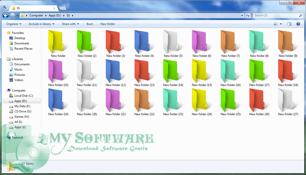 Folder Colorizer 1.3.1 Final - Software32