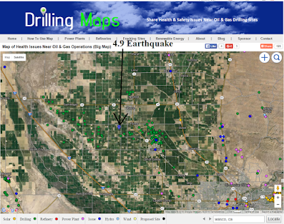 Wasco, California 4.9 Earthquake Near Fracking Sites