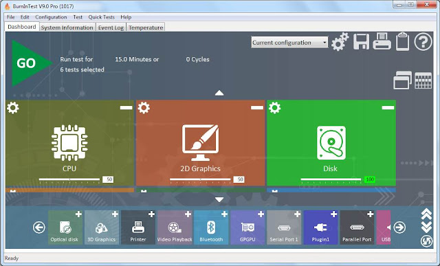 Screenshot BurnInTest Professional 9.0 Build 1017 (x64) Full Version Screenshot BurnInTest Professional 9.0 Build 1017 (x64) Full Version