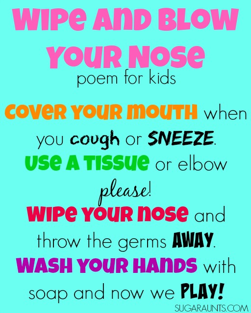 teaching kids to stop spreading germs the ot toolbox