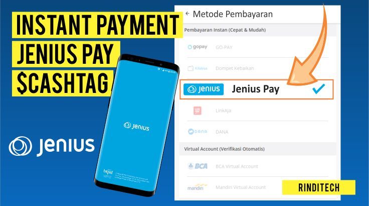 Cara Bayar Menggunakan Cashtag Jenius Pay Rindi Tech
