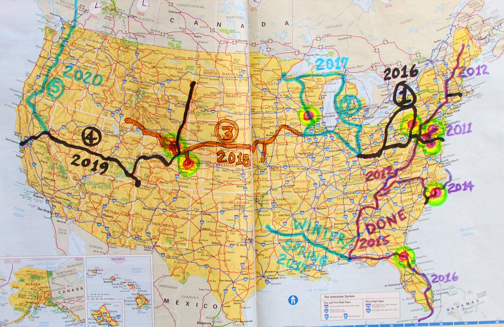 Heart and Sole The next hike plans and the first real footprints