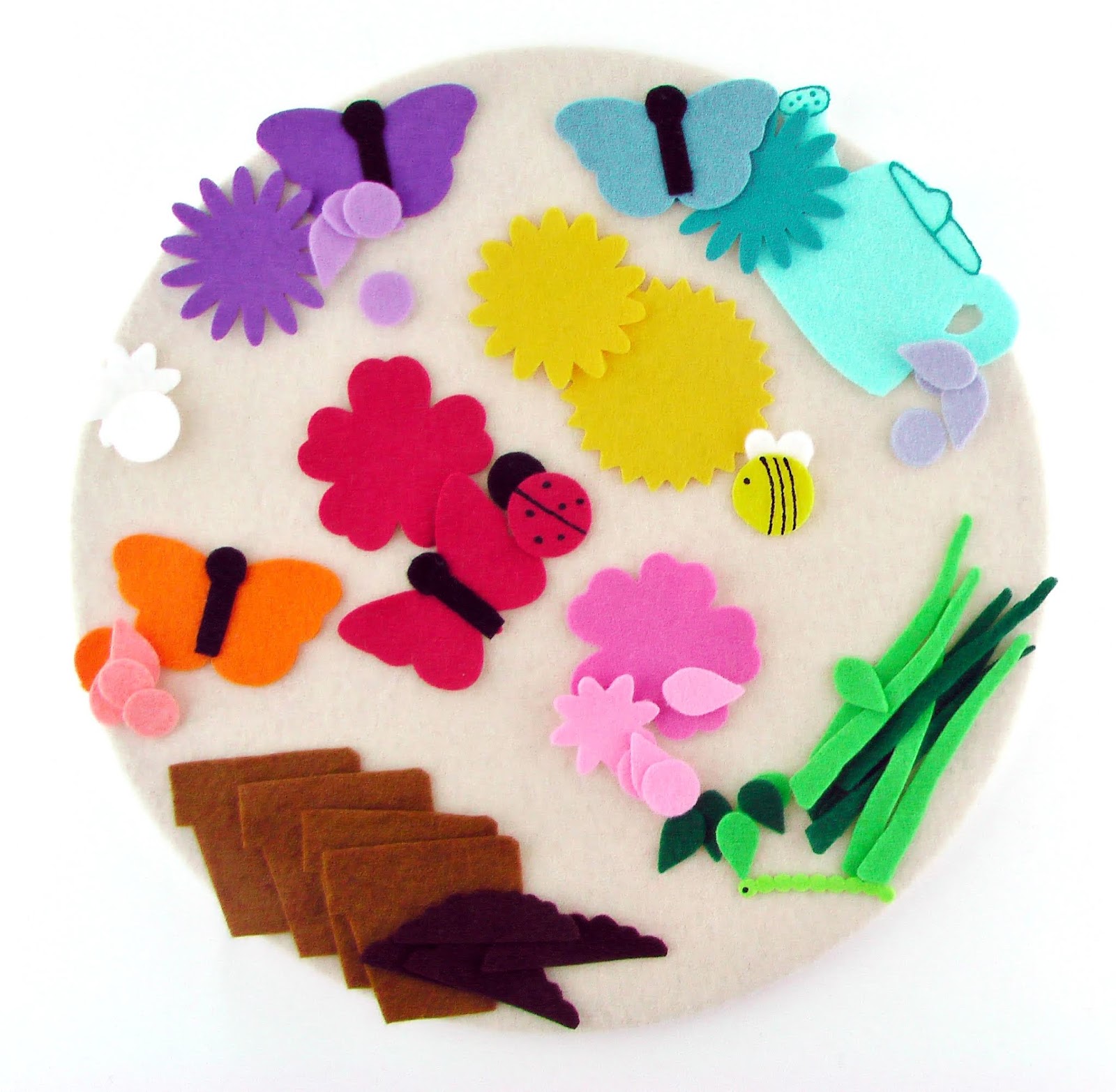 Flannel Board Fun Flower Set