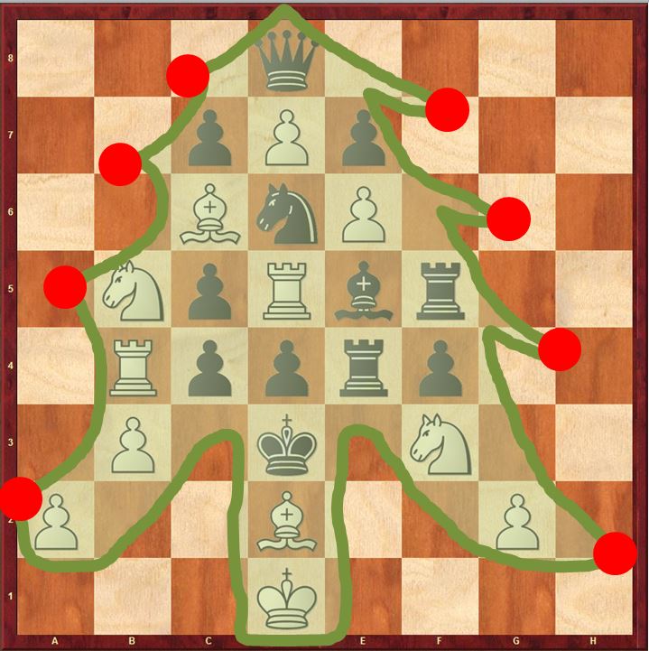 Coup Aux échecs En 3 Lettres le cavalier de la tourelle: Joyeux Noël