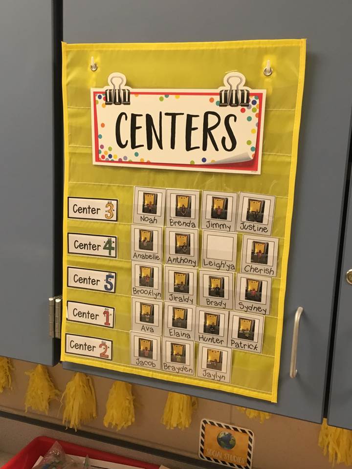 Literacy Center Pocket Chart