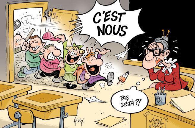 Pour une école libre au Québec: Humour — La rentrée