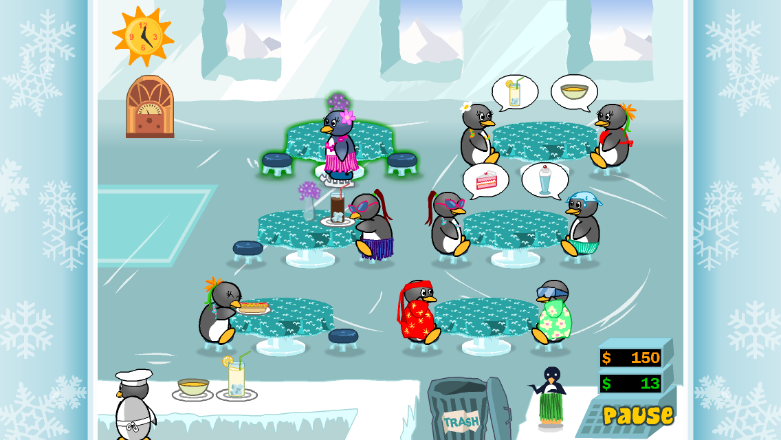 My Pop Cultured Life!: Game Time! Penguin Diner 2 Game Review