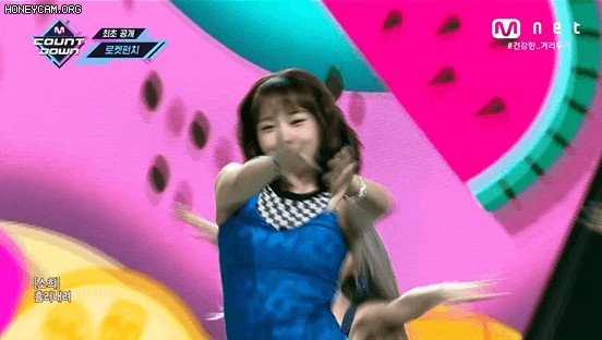 지난주 컴백한 로켓펀치 JUICY 엠카 움짤 .gif | 인스티즈