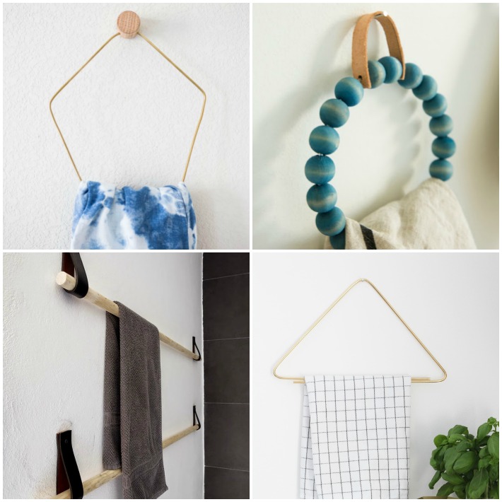 4 diy toalleros de diseño