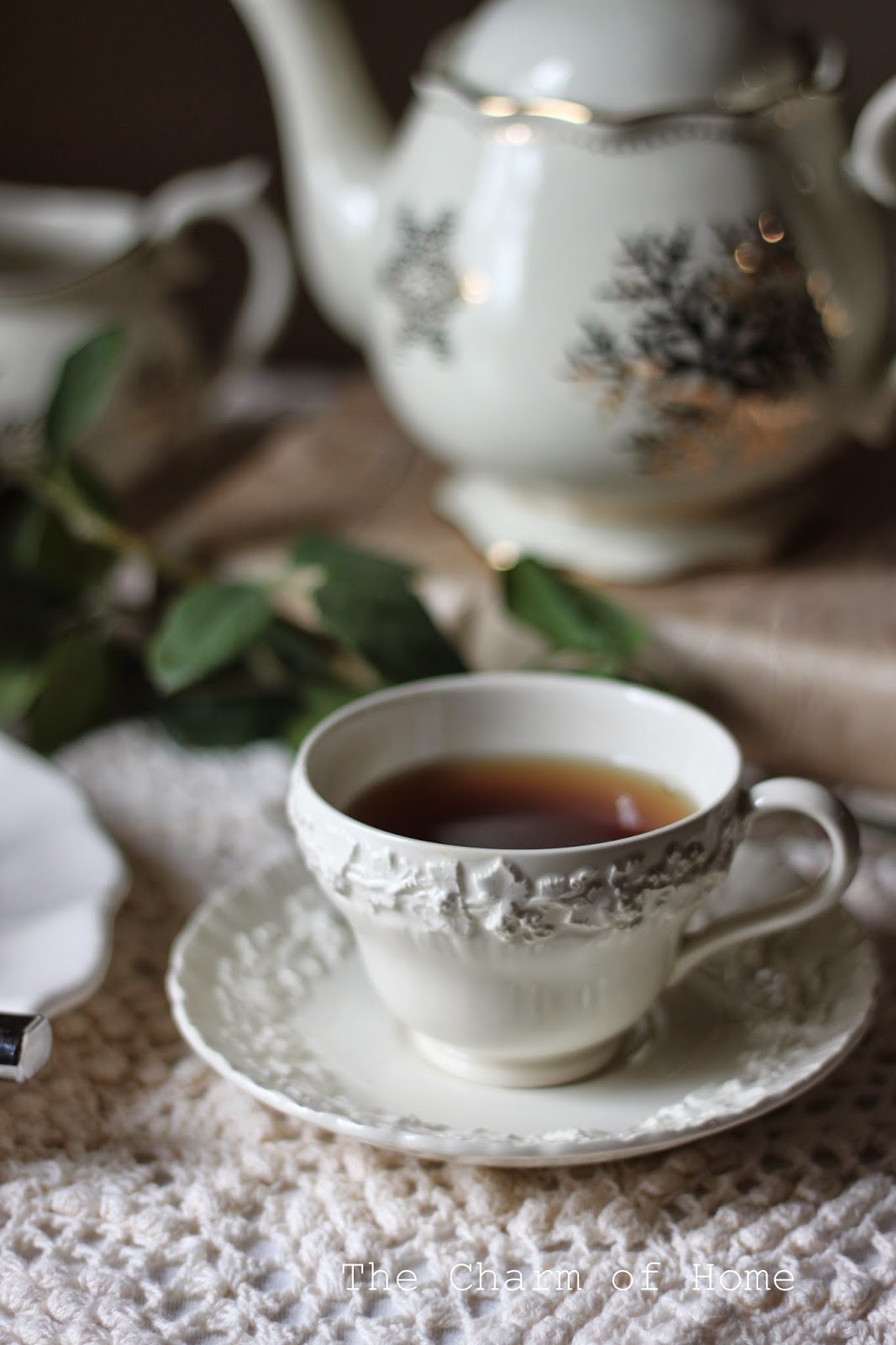 The Charm of Home: Winter White Tea