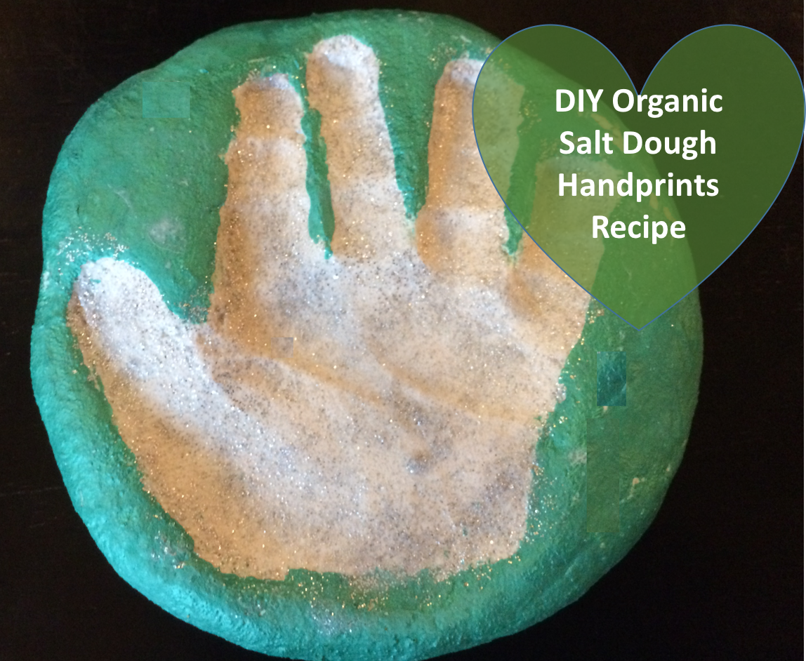 How to Make Organic Salt Dough for Baby Handprint Keepsakes Dallas Mom Blog and Fort Worth Mom