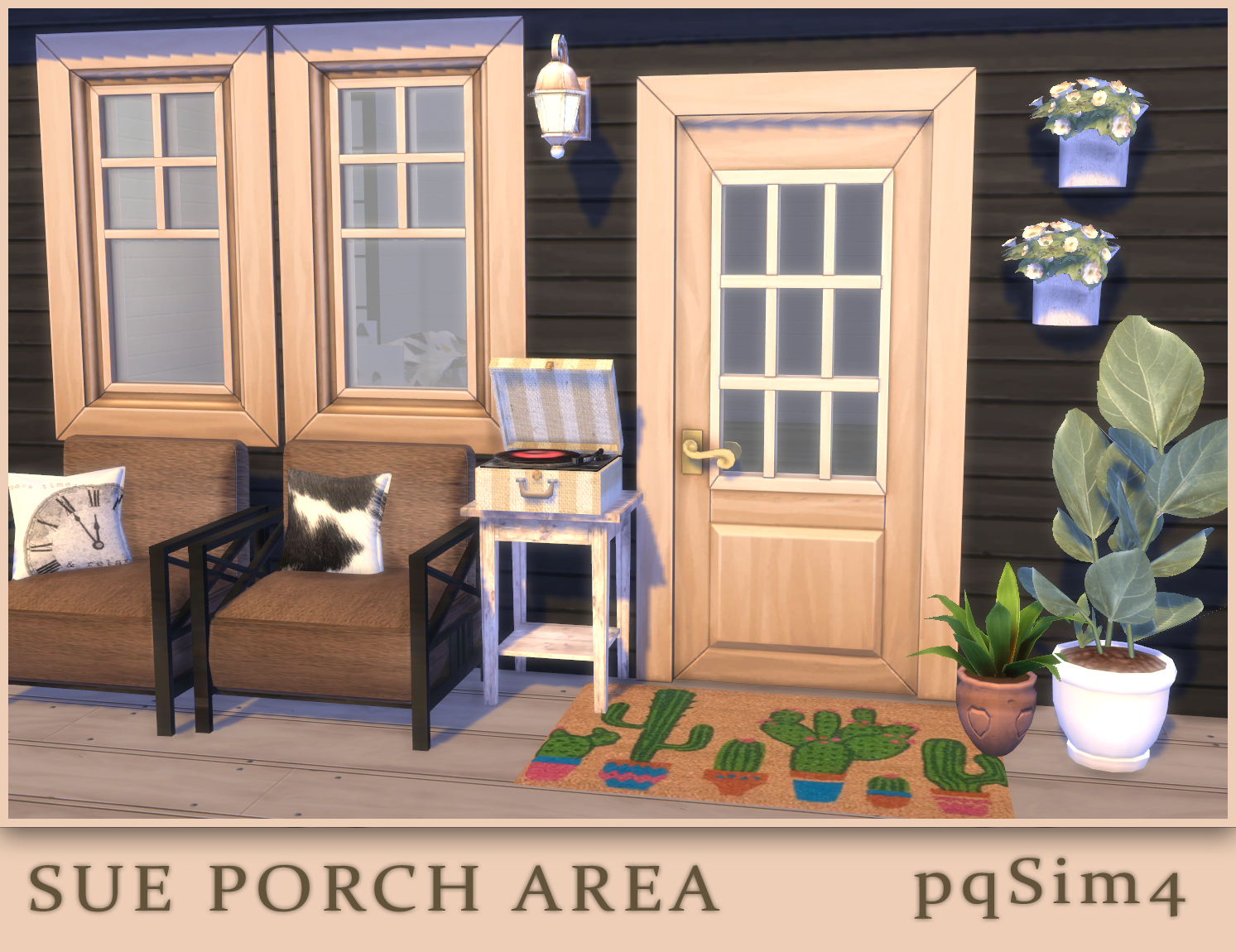 Porch Area. The Sims 4 Custom Content.