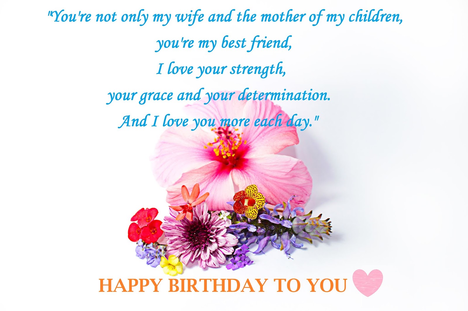 Happy Birthday Wishes for Wife - My Emotions