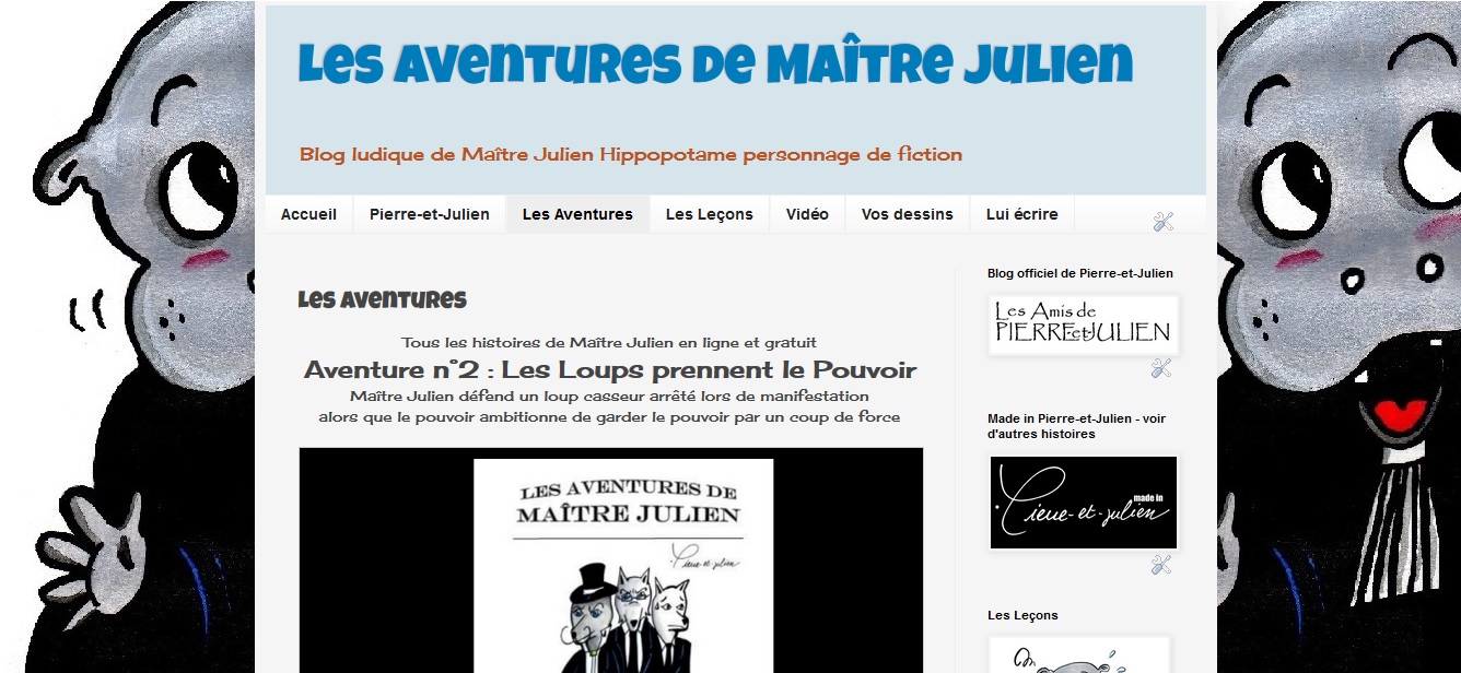 Blog officiel de Maître Julien l'hippopotame