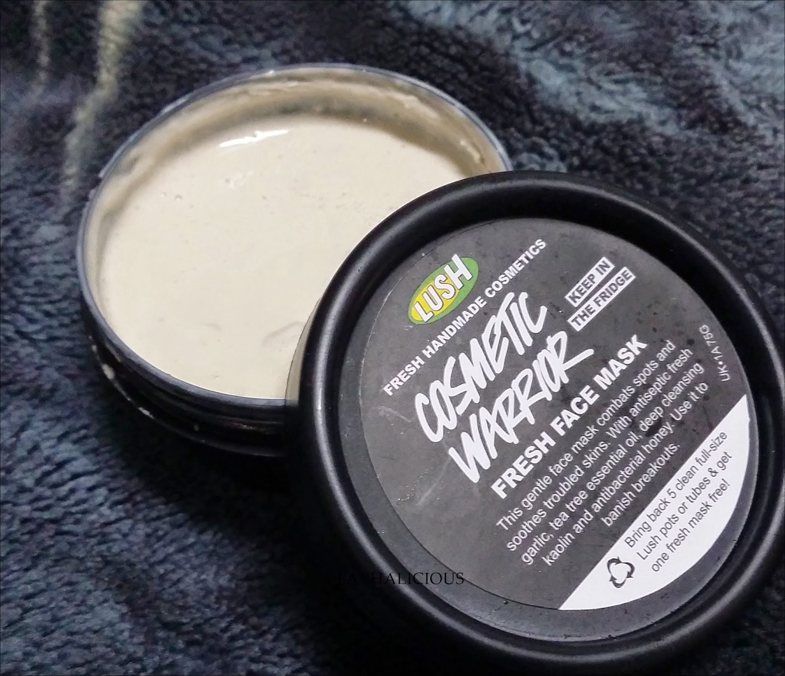Fayhalicious SKINCARE LUSH Fresh Face Mask Cosmetic Warrior