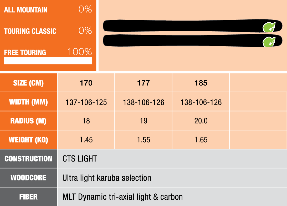 Everything For The Outdoors Movement Conquest Winter 2015/16 Touring Ski