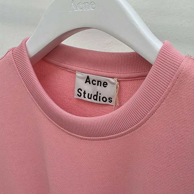 Acne Studios sweater rose quartz