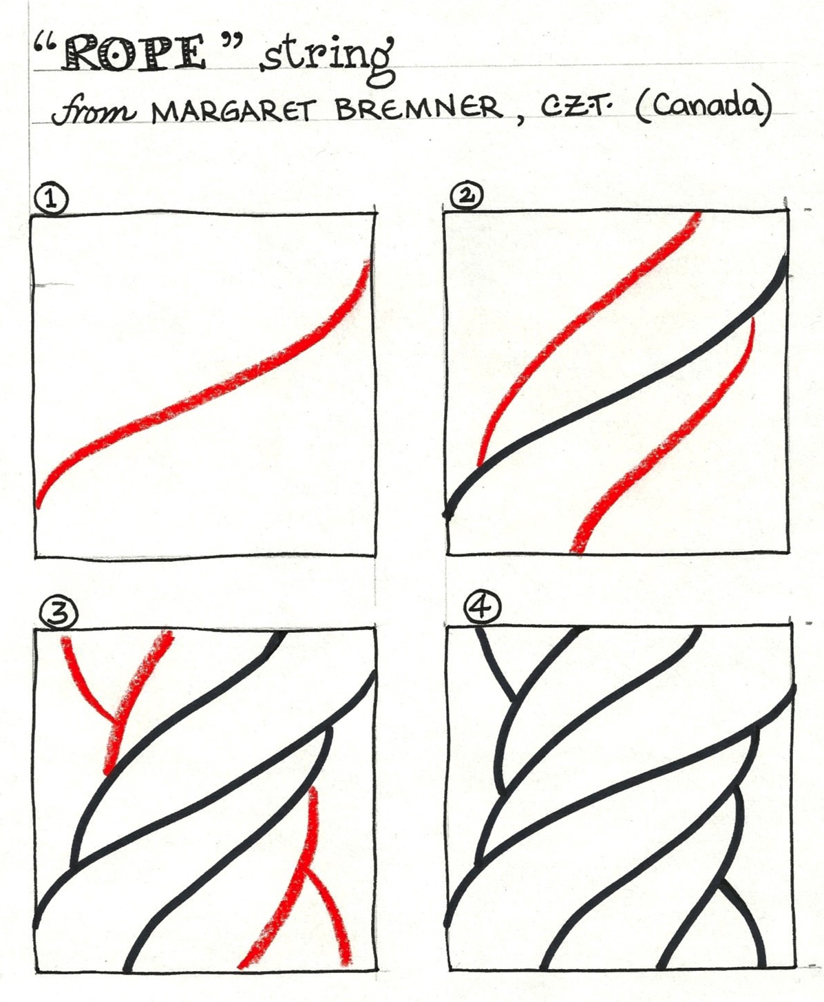 Enthusiastic Artist "Rope" string idea