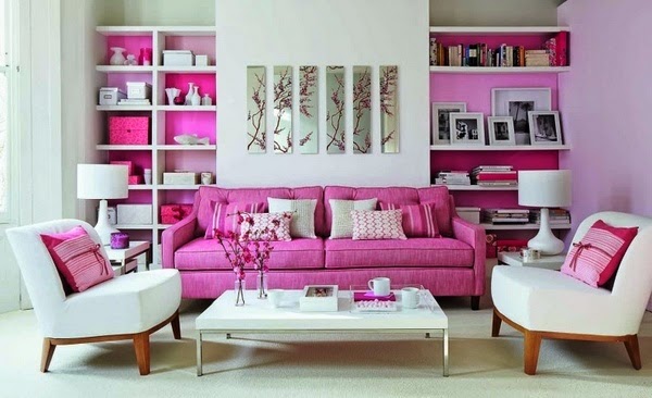 How to decorate home with pink