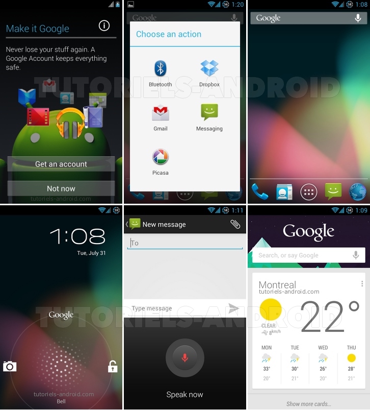 Captures : Vanilla RootBOX pour GALAXY S2