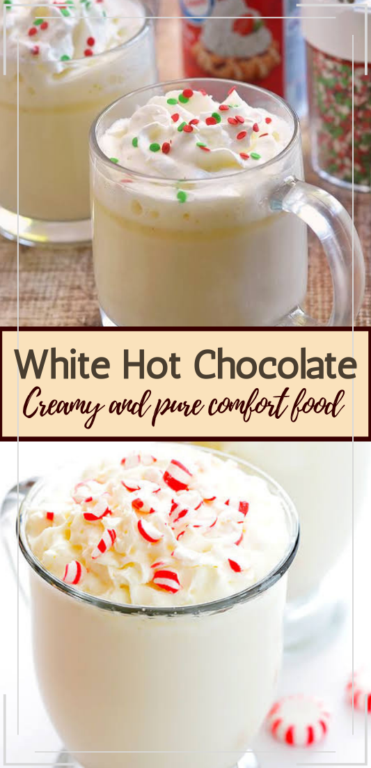 White Hot Chocolate  #healthydrink #easyrecipe #cocktail #smoothie