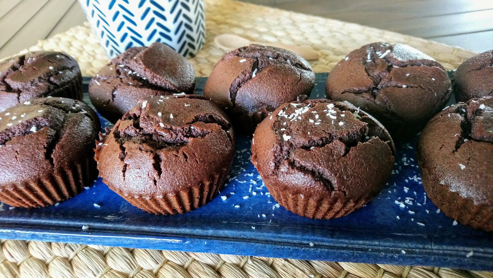 Que de Gourmandise Muffins chocolat coco (sans gluten ni lactose)