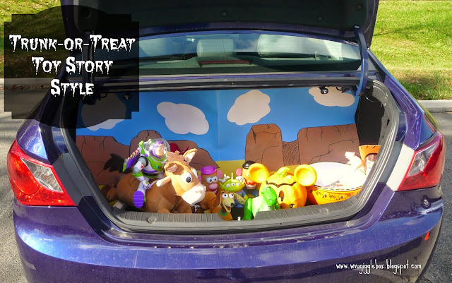 Toy Story trunk-or-treat theme that is simple to make and is enjoyed by children of all ages,