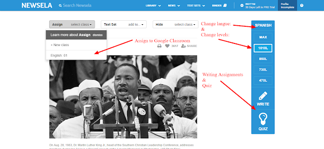 Newsela not working image